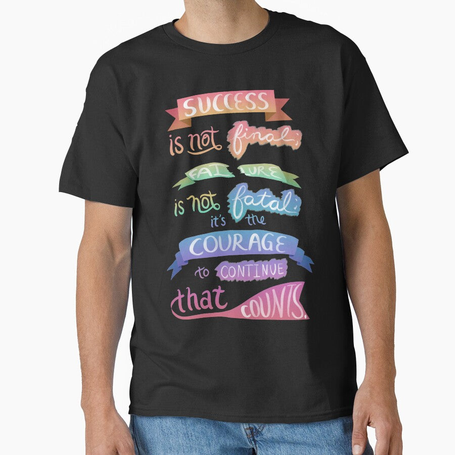 Courage Churchill Quote by avacado-designs T-Shirts, Hoodie, Sweatshirt | BlankRebels.com (Image 1)