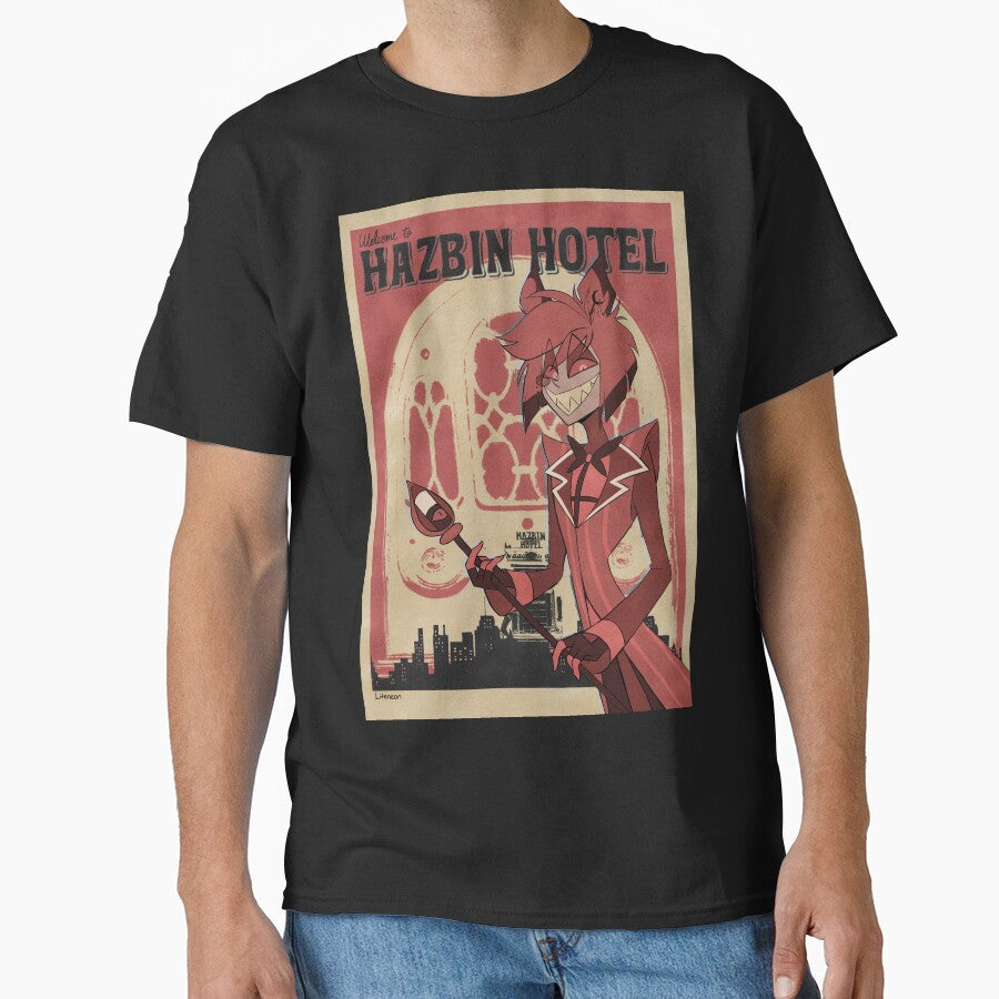 Hazbin Hotel Alastor Retro Style by kiteneon T-Shirts, Hoodie, Sweatshirt | BlankRebels.com (Image 1)