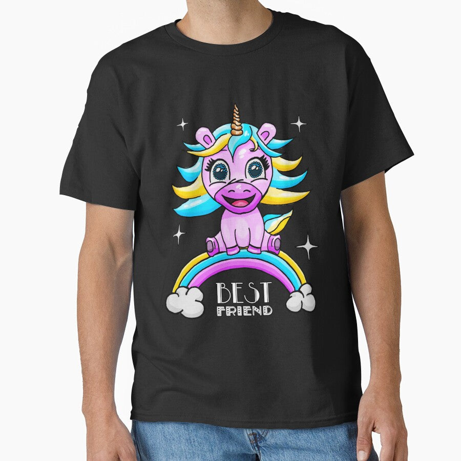 Best Friend Friends BF Unicorns by AOCreativeProd T-Shirts, Hoodie, Sweatshirt | BlankRebels.com (Image 1)