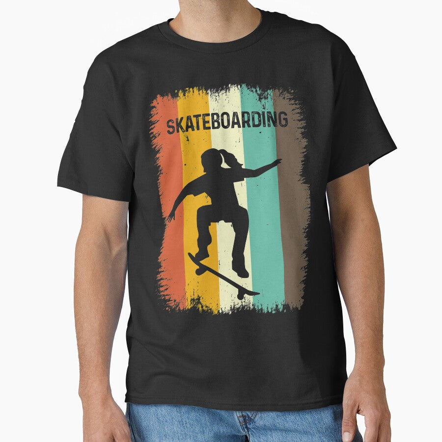 Vintage Retro Skateboarding by thanhmaidesign T-Shirts, Hoodie, Sweatshirt | BlankRebels.com (Image 1)