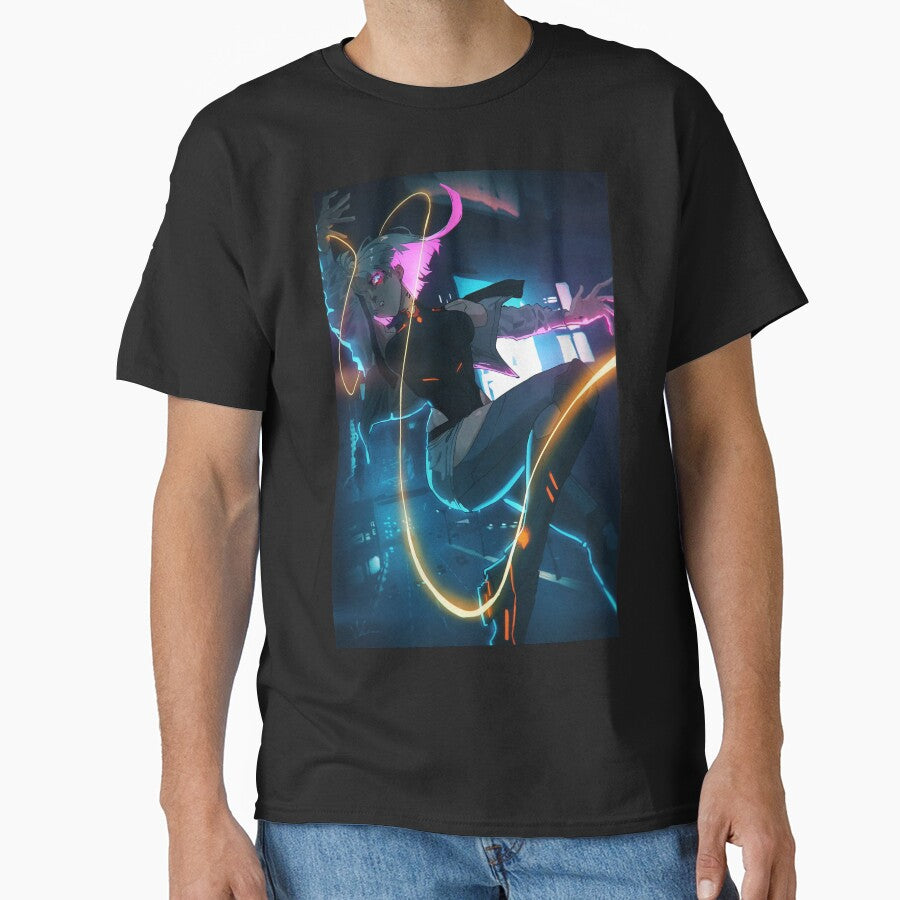Cyberpunk Lucy in action by KacyArt T-Shirts, Hoodie, Sweatshirt | BlankRebels.com (Image 1)