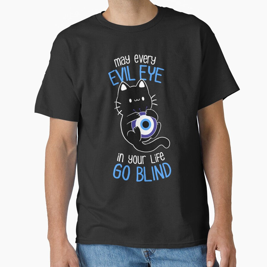 The Evil Eye Cat by Tobe Fonseca by Tobe Fonseca® T-Shirts, Hoodie, Sweatshirt | BlankRebels.com (Image 1)