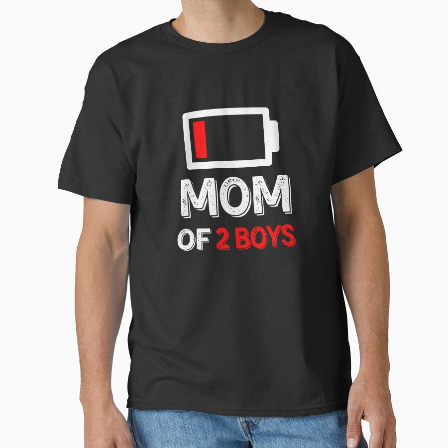 Mom of 2 Boys Shirt Gift from Son Mothers Day Birthday Women by bestic Hoodie, Sweatshirt | BlankRebels.com (Image 1)