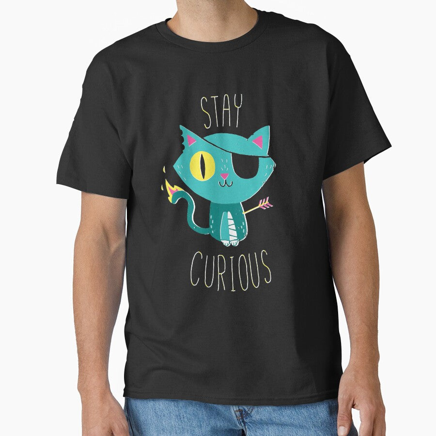 Stay Curious by DinoMike T-Shirts, Hoodie, Sweatshirt | BlankRebels.com (Image 1)