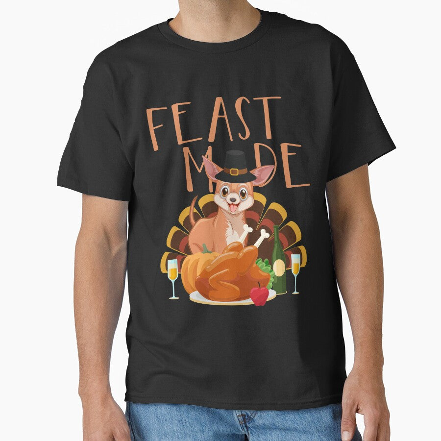 Feast Mode With Tini Dog by matt12991 T-Shirts, Hoodie, Sweatshirt | BlankRebels.com (Image 1)