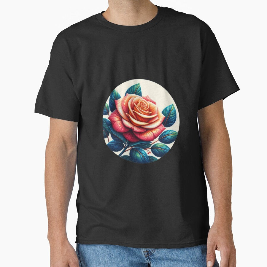 Rose with leaves Botanical Beauty Floral Arrangements by Expressions-Sel T-Shirts, Hoodie, Sweatshirt (Image 1)