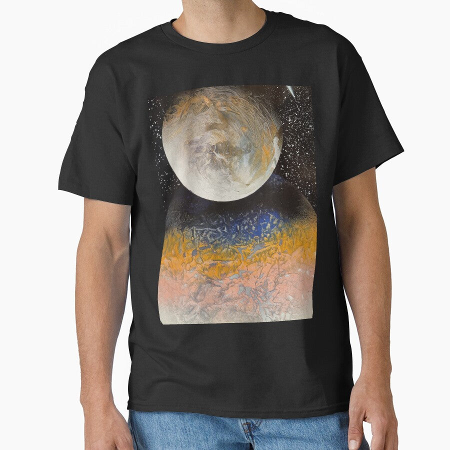 Spray paint art overlapping planets by WoodRocksArt T-Shirts, Hoodie, Sweatshirt | BlankRebels.com (Image 1)