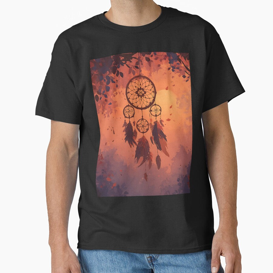 Bohemian Dreamcatcher Motif Feathers by bapupa T-Shirts, Hoodie, Sweatshirt | BlankRebels.com (Image 1)