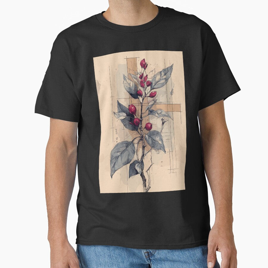 Organic Botanical Sketching by bapupa T-Shirts, Hoodie, Sweatshirt | BlankRebels.com (Image 1)