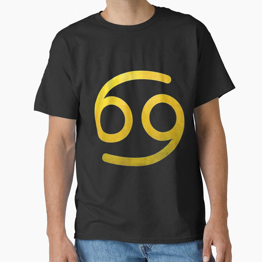 Vintage Gold Cancer Zodiac Sign by raneronicole T-Shirts, Hoodie, Sweatshirt | BlankRebels.com (Image 1)