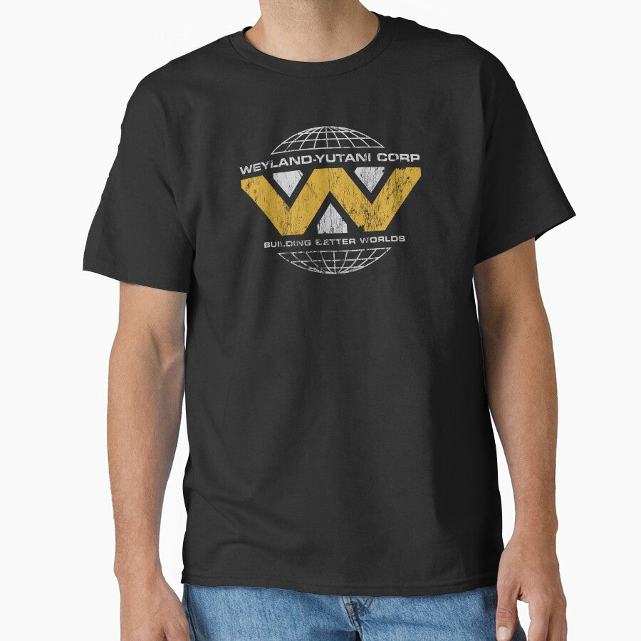 Weyland Yutani Corp Building Better Worlds Worn Version T-Shirts, Hoodie, Sweatshirt