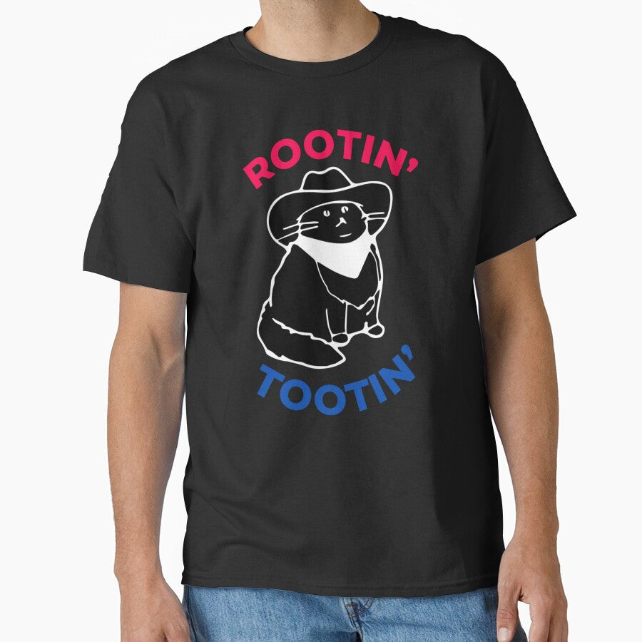 Rootin Tootin Cat Cowboy Cat by SarraVonepp T-Shirts, Hoodie, Sweatshirt | BlankRebels.com (Image 1)