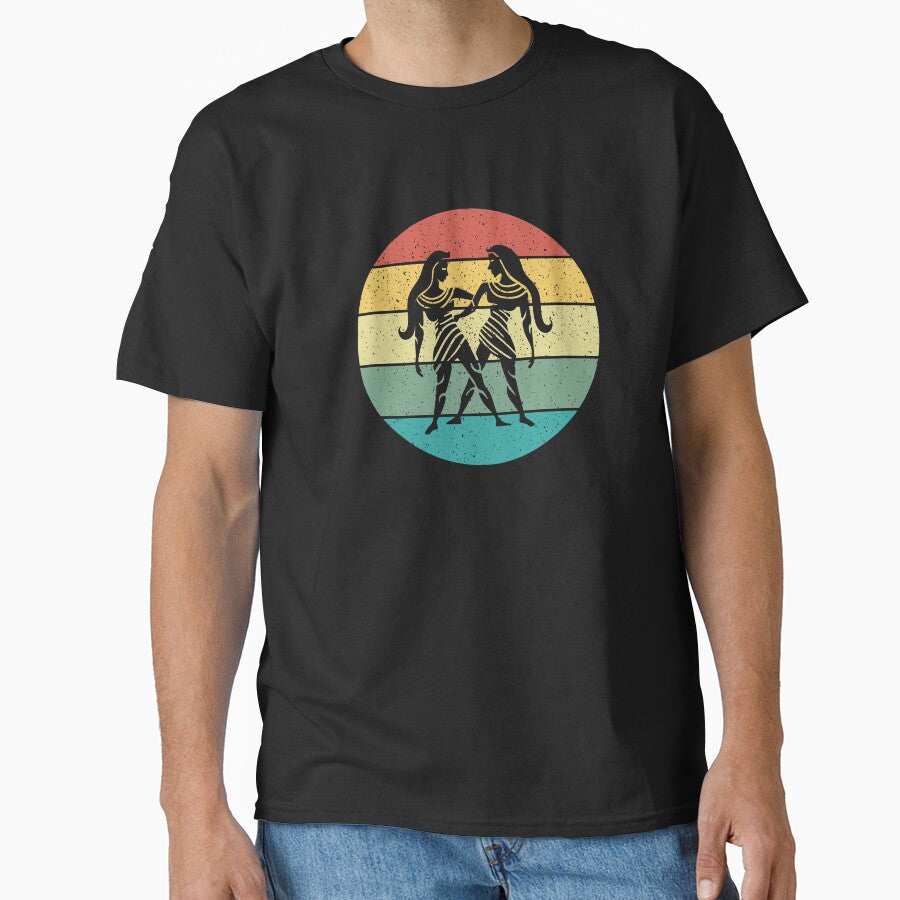 Gemini Zodiac Sign Retro Vintage by Salvadax T-Shirts, Hoodie, Sweatshirt | BlankRebels.com (Image 1)