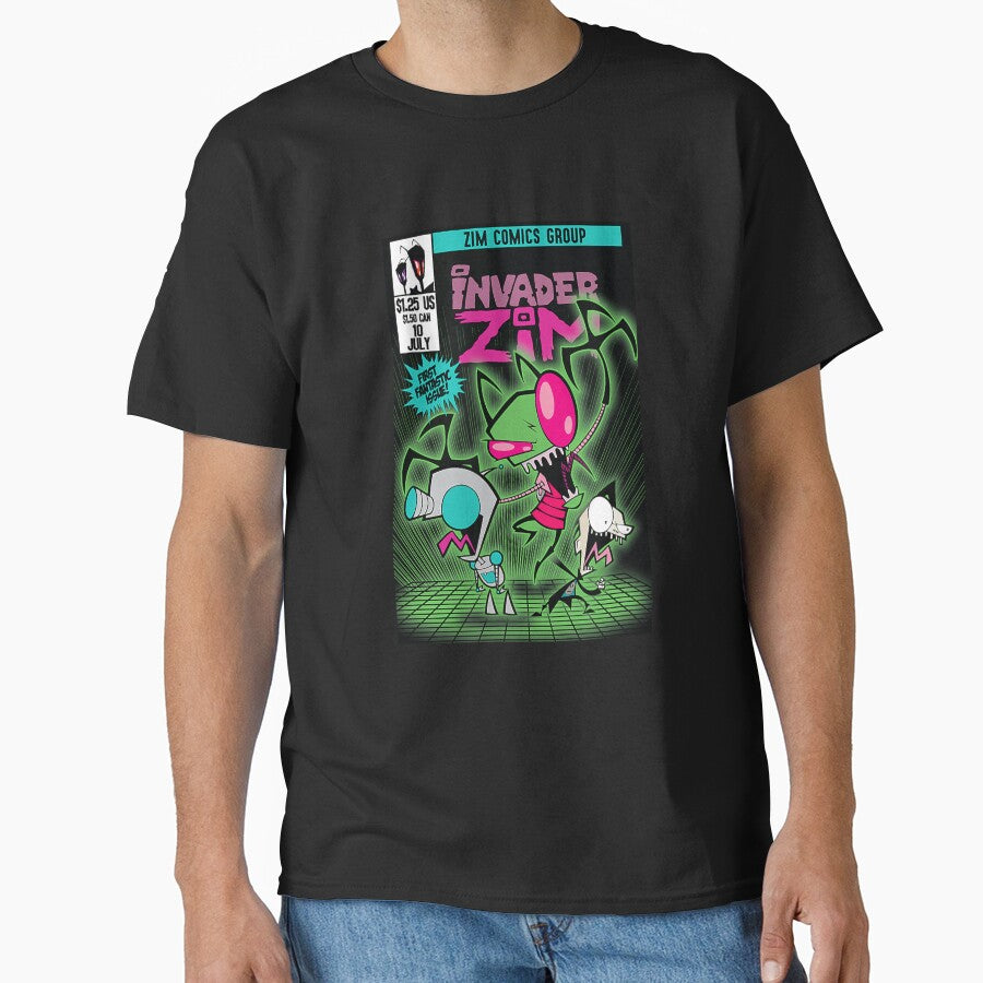 Invader Zim Comic Book Retro Cartoon Graphic Design by rancarton