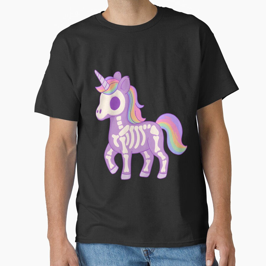 Pastel Skeleton Unicorn Vibes by oddqdbrz3 T-Shirts, Hoodie, Sweatshirt | BlankRebels.com (Image 1)