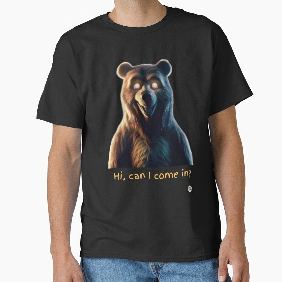Creepy Bear Can I come In by RyGustus T-Shirts, Hoodie, Sweatshirt | BlankRebels.com (Image 1)