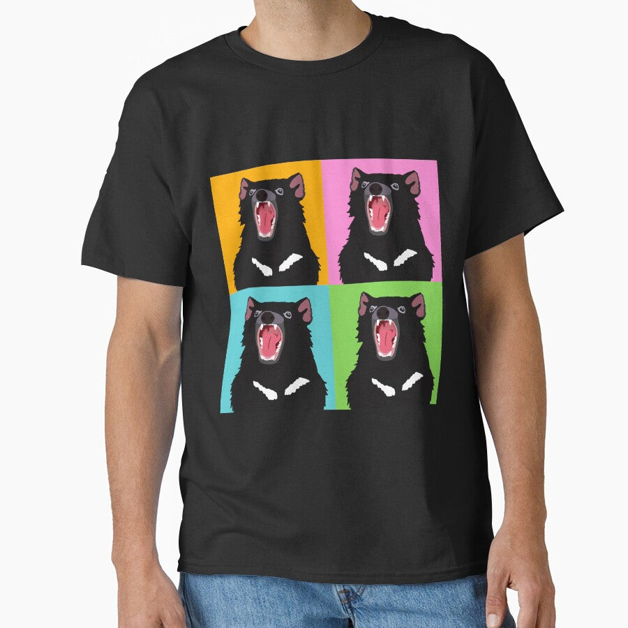 Tassie Devil Pop Art by Backstreet Lobotomy T-Shirts, Hoodie, Sweatshirt | BlankRebels.com (Image 1)