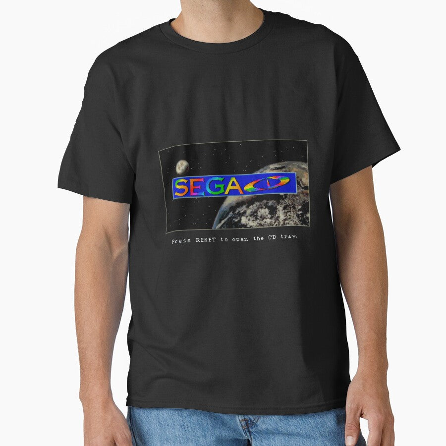 SEGA CD Boot Screen Logo III T-Shirt by AnnamaeBreit Hoodie, Sweatshirt | BlankRebels.com (Image 1)