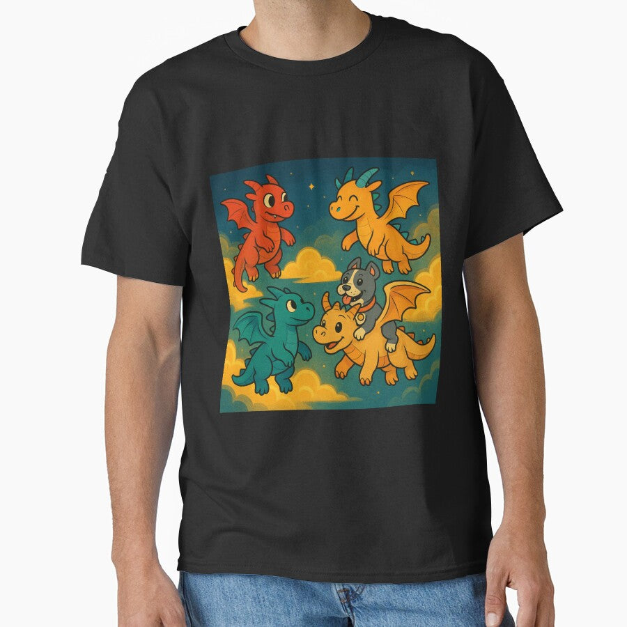 Fun Dragon Design by Planetporridge T-Shirts, Hoodie, Sweatshirt | BlankRebels.com (Image 1)