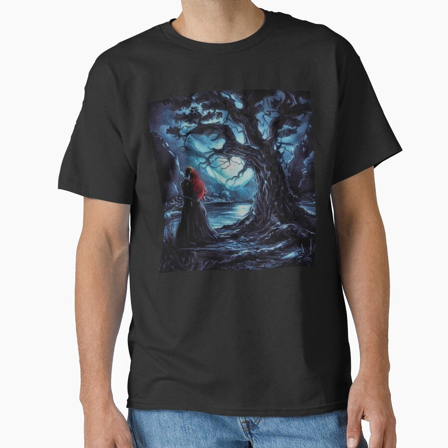Gothic Couple Down by the River. by CristalleLisa T-Shirts, Hoodie, Sweatshirt | BlankRebels.com (Image 1)