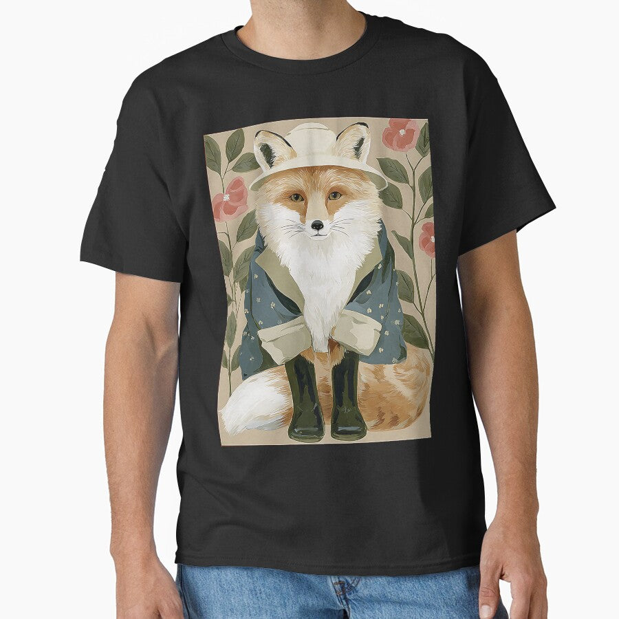 The Cozy Cottagecore Fox by bapupa T-Shirts, Hoodie, Sweatshirt | BlankRebels.com (Image 1)