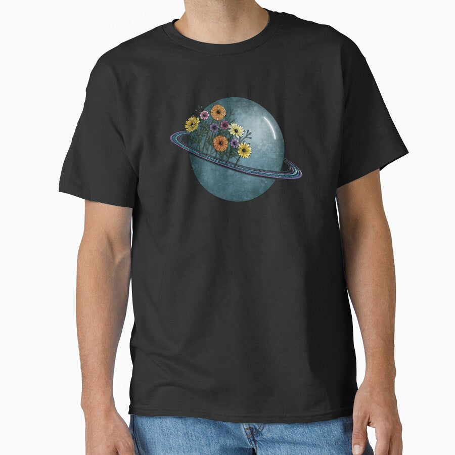 Spacey Flowers by spoonlessmarket T-Shirts, Hoodie, Sweatshirt | BlankRebels.com (Image 1)