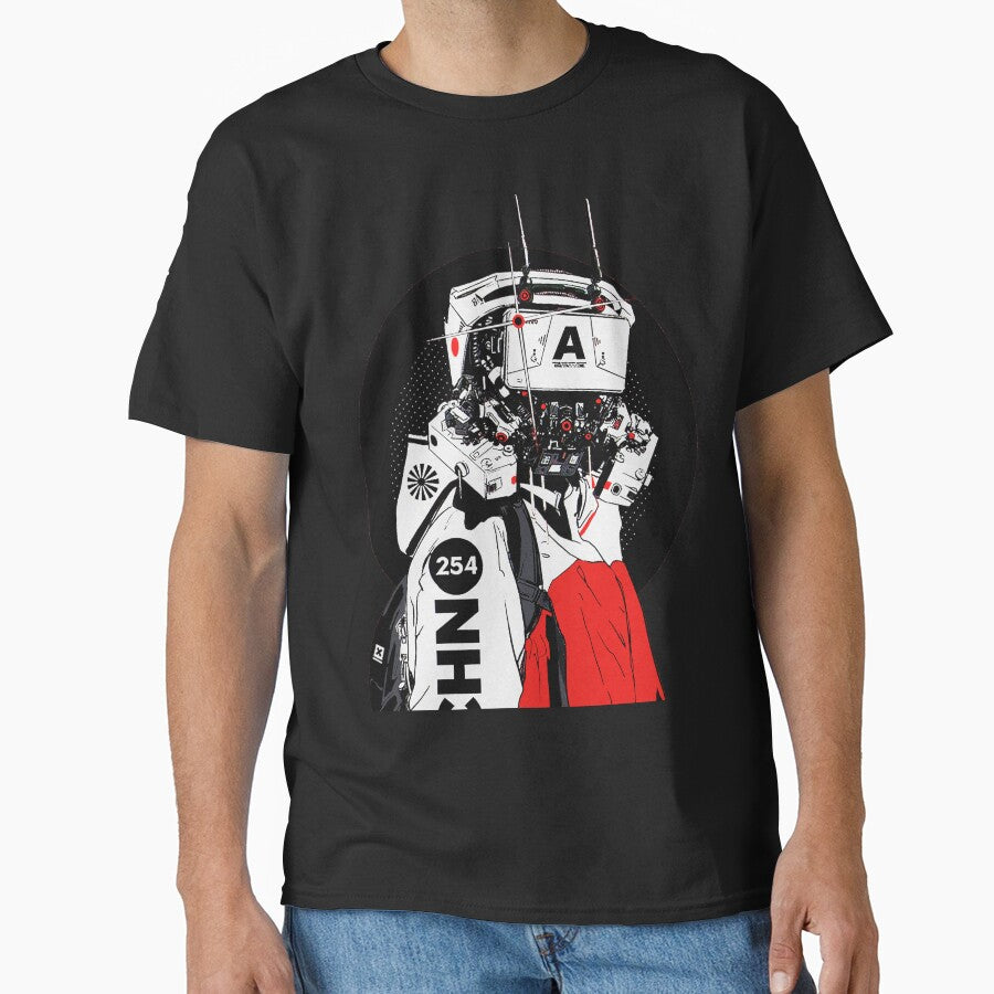 Cyberpunk Mecha Cyborg Vaporwave Modern Urban Style by OWLvision33 T-Shirts, Hoodie, Sweatshirt | BlankRebels.com (Image 1)