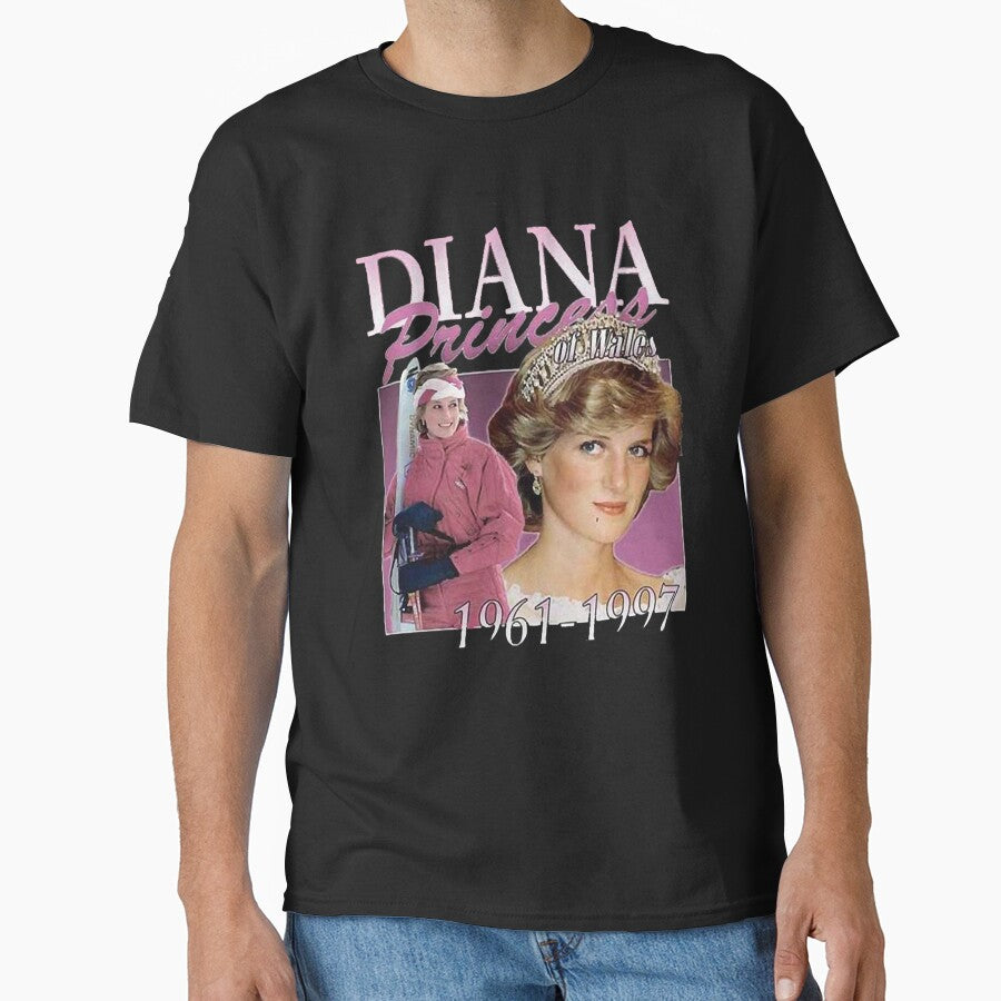 Princess Diana Vintage 90s by GarciaLovell T-Shirts, Hoodie, Sweatshirt | BlankRebels.com (Image 1)