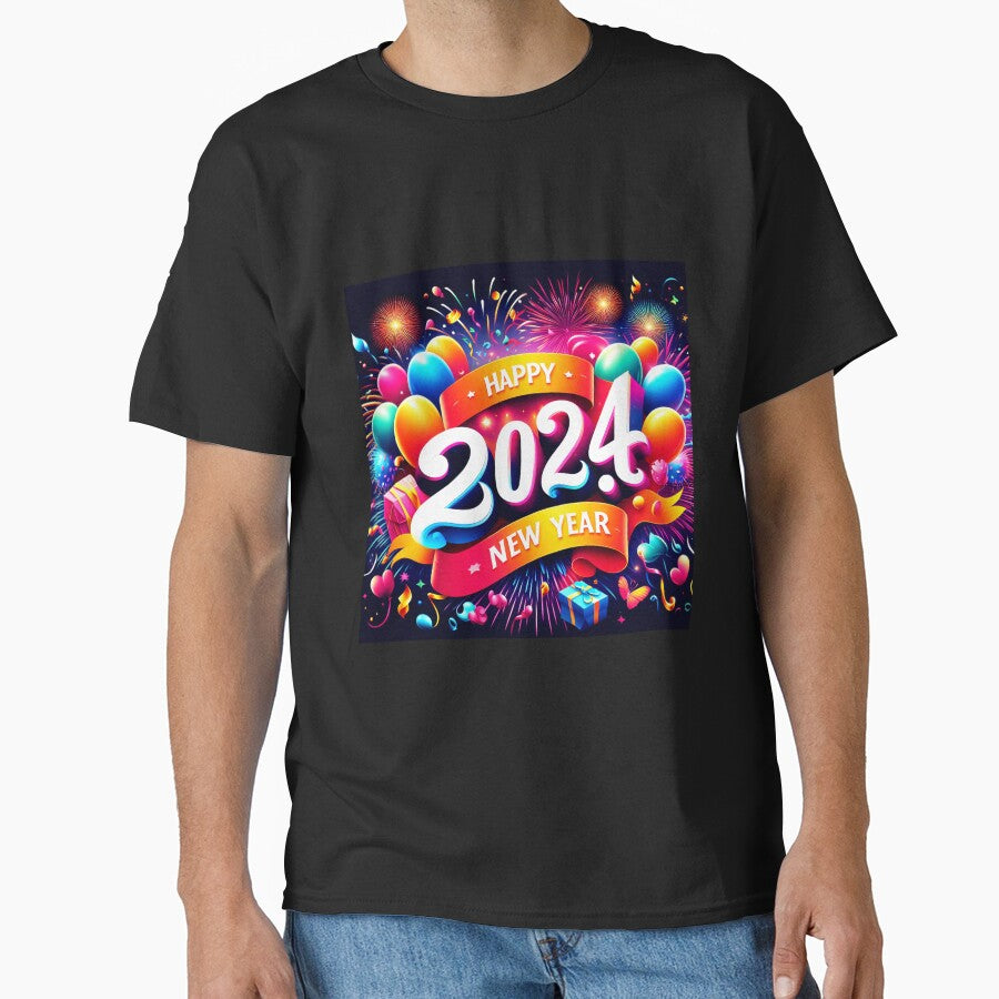 Happy NEW Year 2024 by digitalgull T-Shirts, Hoodie, Sweatshirt | BlankRebels.com (Image 1)