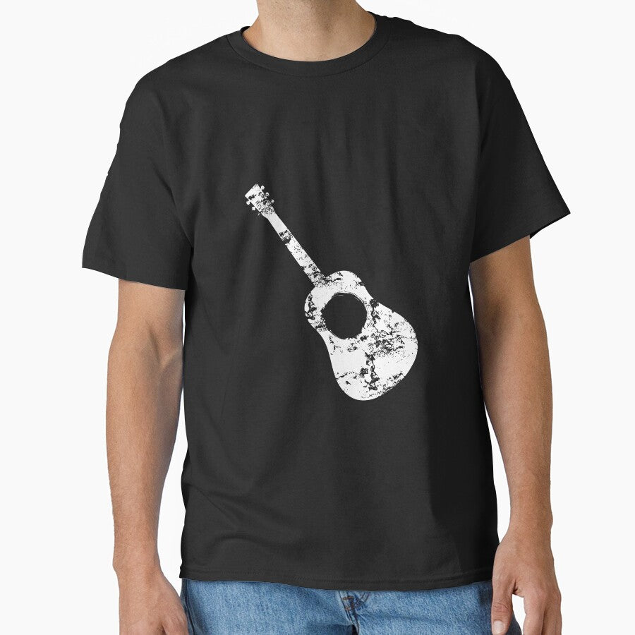 Acustic Guitar Dark Grunge Design for Guitars Lovers by StanPera T-Shirts, Hoodie, Sweatshirt | BlankRebels.com (Image 1)