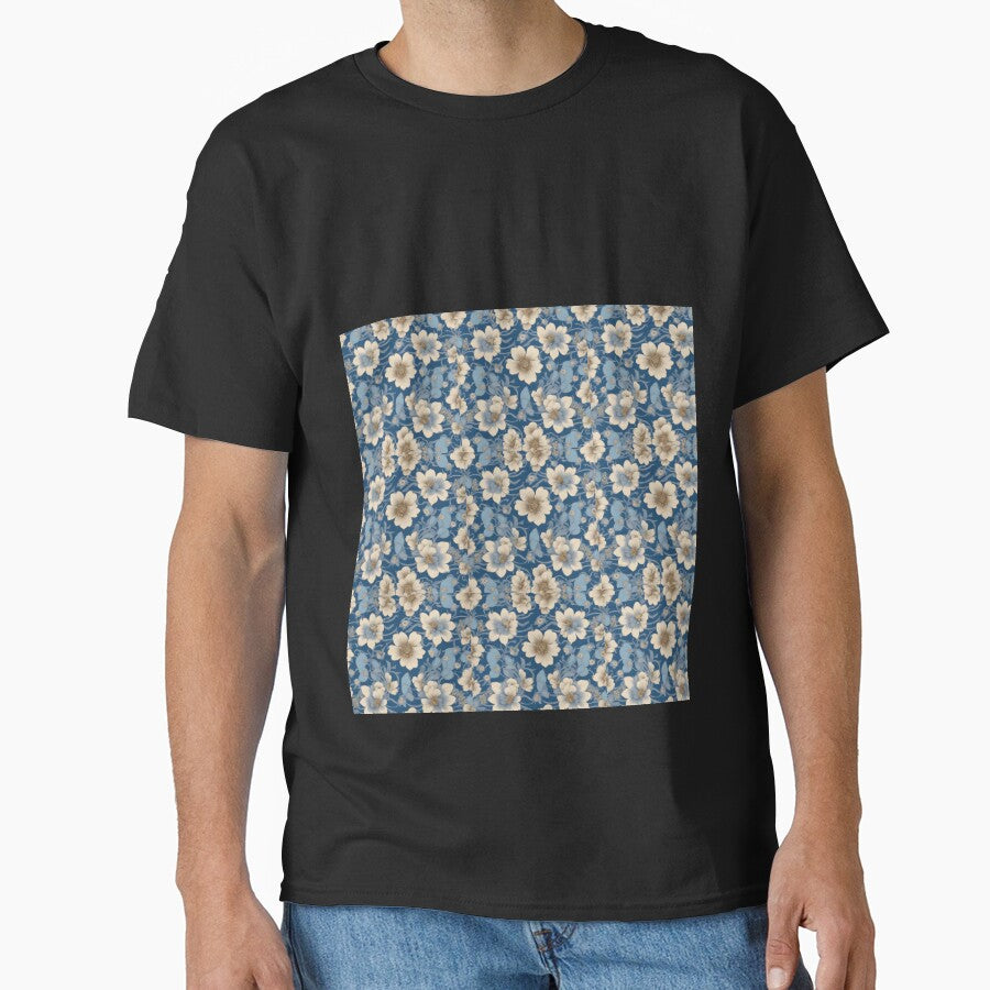 Blue Dropmore flower by LaTostada1 T-Shirts, Hoodie, Sweatshirt | BlankRebels.com (Image 1)