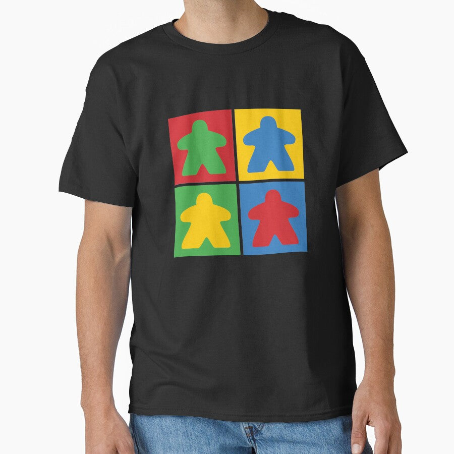 Board Game Four Meeples by RhoaDesigns