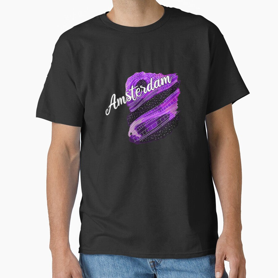 Amsterdam Watercolor Galaxy by AOCreativeProd T-Shirts, Hoodie, Sweatshirt | BlankRebels.com (Image 1)