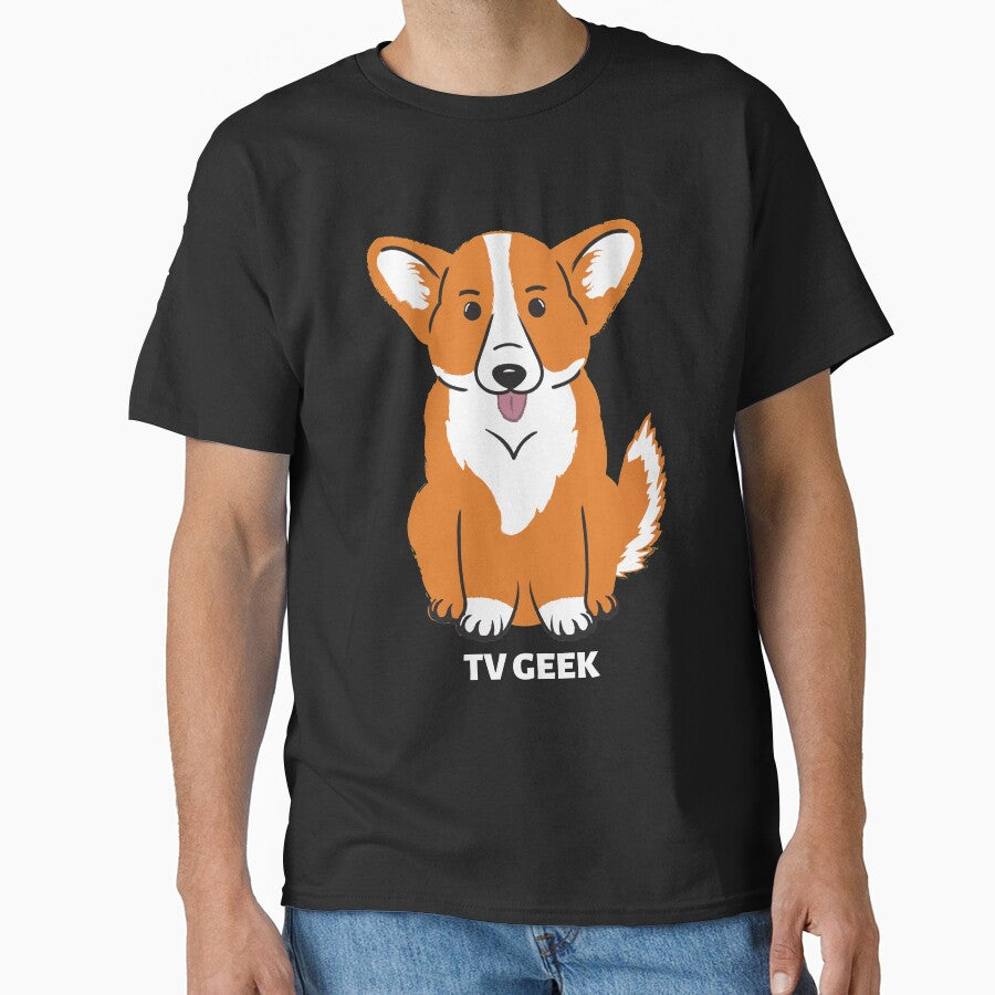 TV Geek Dog Cute computer geek dog  love you dog by johnrk