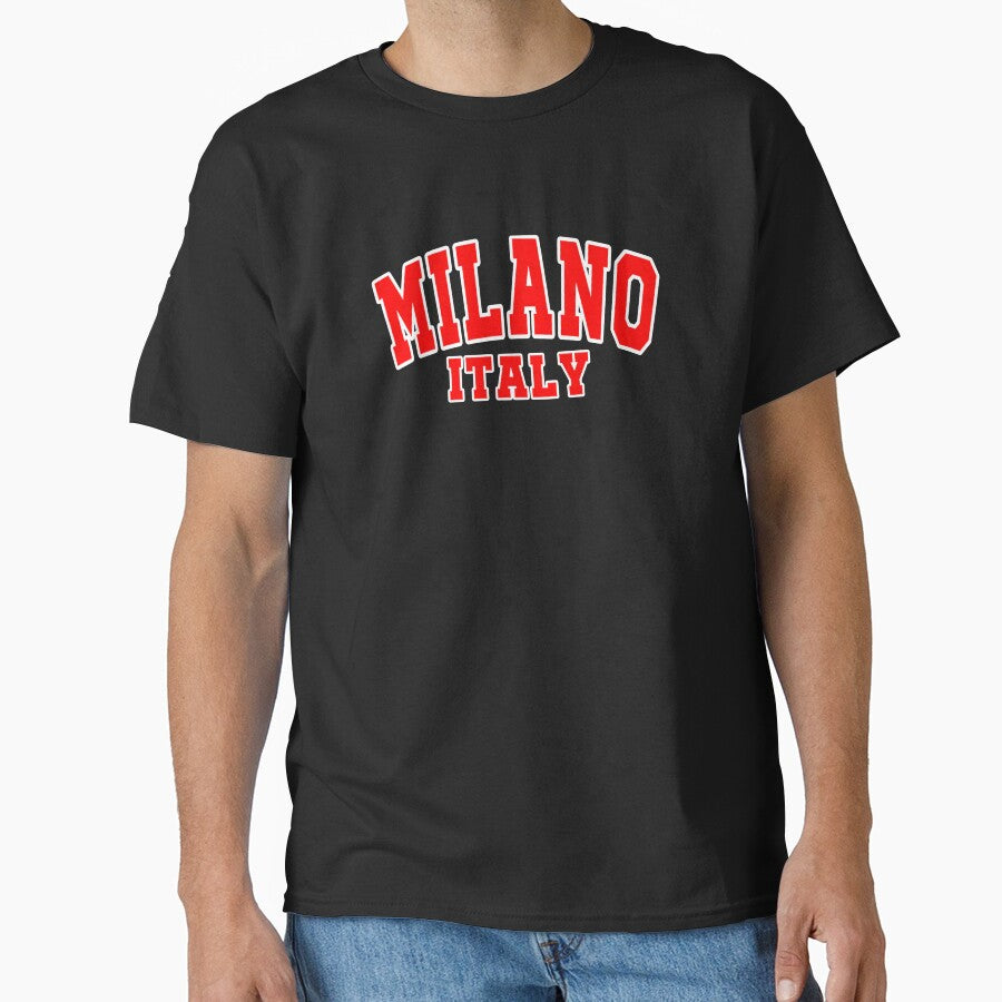Milano Italy Sweatshirt Red by Penxilstudio