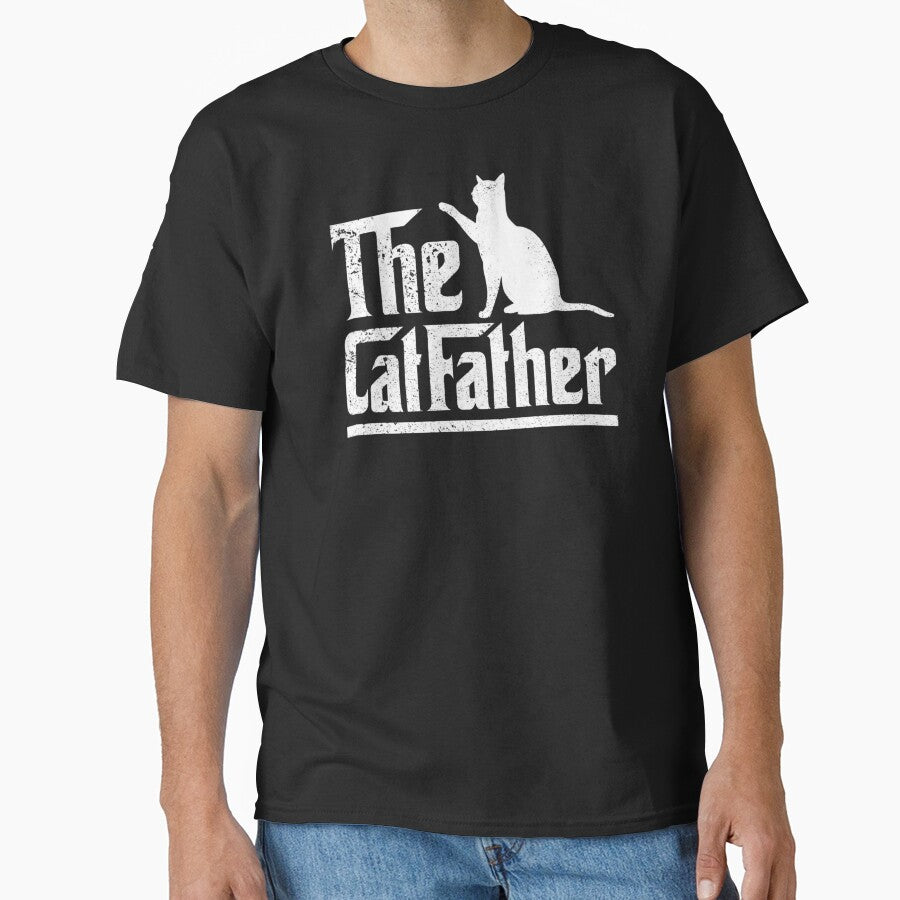 The Catfather Funny Cat Father by FirnandArt T-Shirts, Hoodie, Sweatshirt | BlankRebels.com (Image 1)