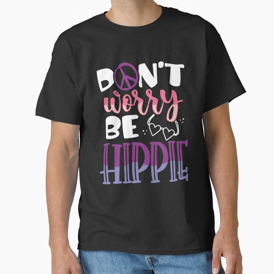 Design Happy Hippie  Motivation Gif by omgsavariya T-Shirts, Hoodie, Sweatshirt | BlankRebels.com (Image 1)