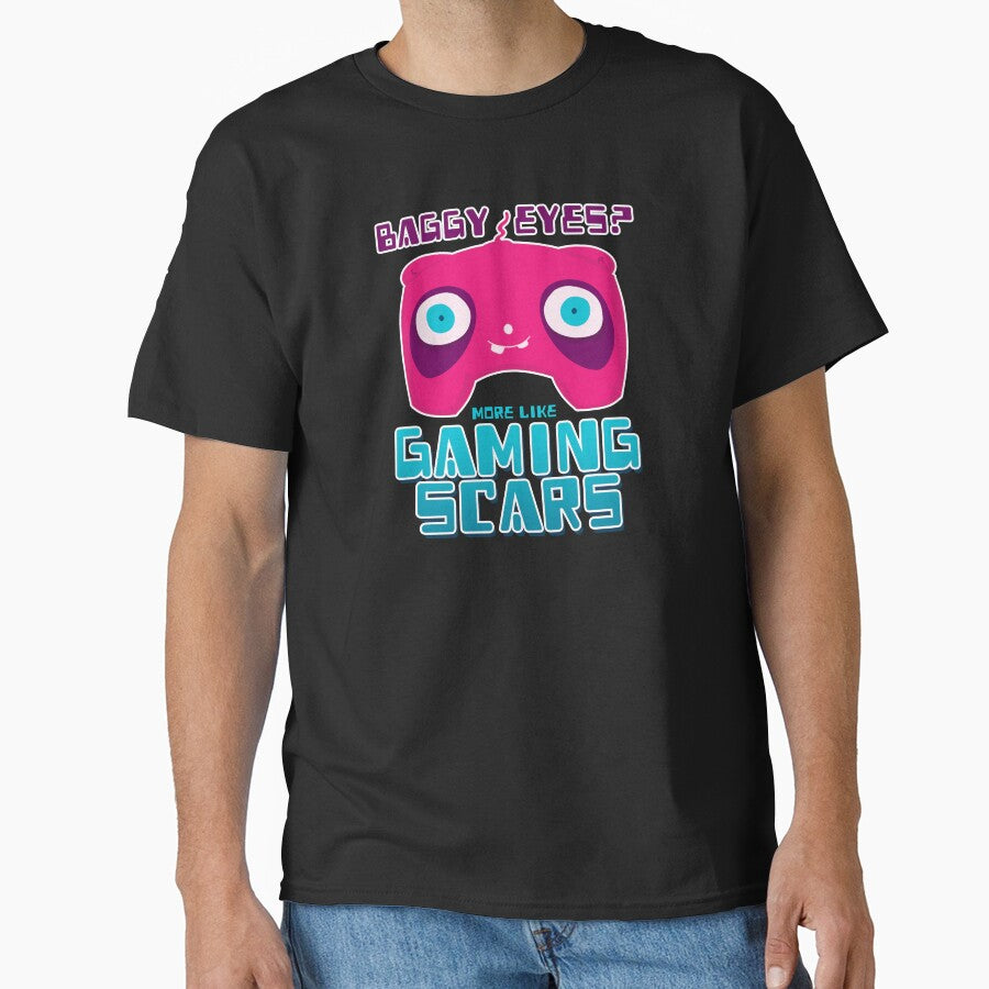 baggy eyes gaming scars by JoseloRochaArt T-Shirts, Hoodie, Sweatshirt | BlankRebels.com (Image 1)
