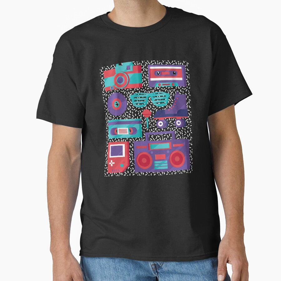 Camera Cassette Video Tape Roller Skate - 90s 80s Retro Nostalgia by AaaleXX T-Shirts, Hoodie, Sweatshirt (Image 1)