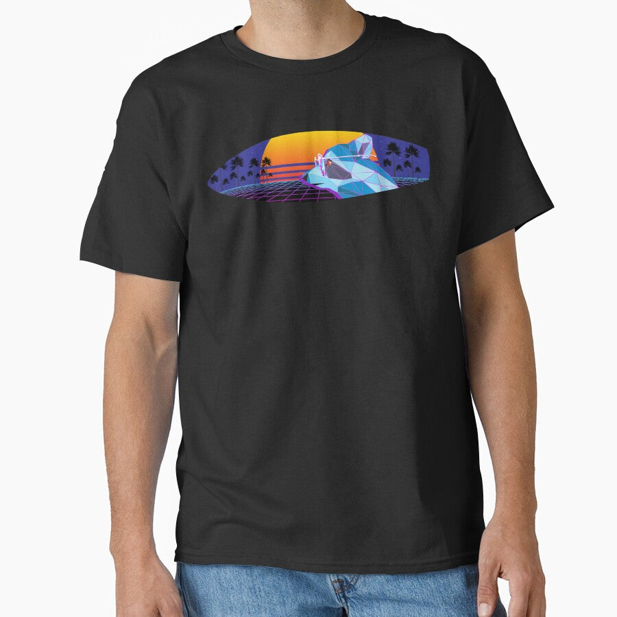 Vaporwave Raccoon Board by chrissywg T-Shirts, Hoodie, Sweatshirt | BlankRebels.com (Image 1)