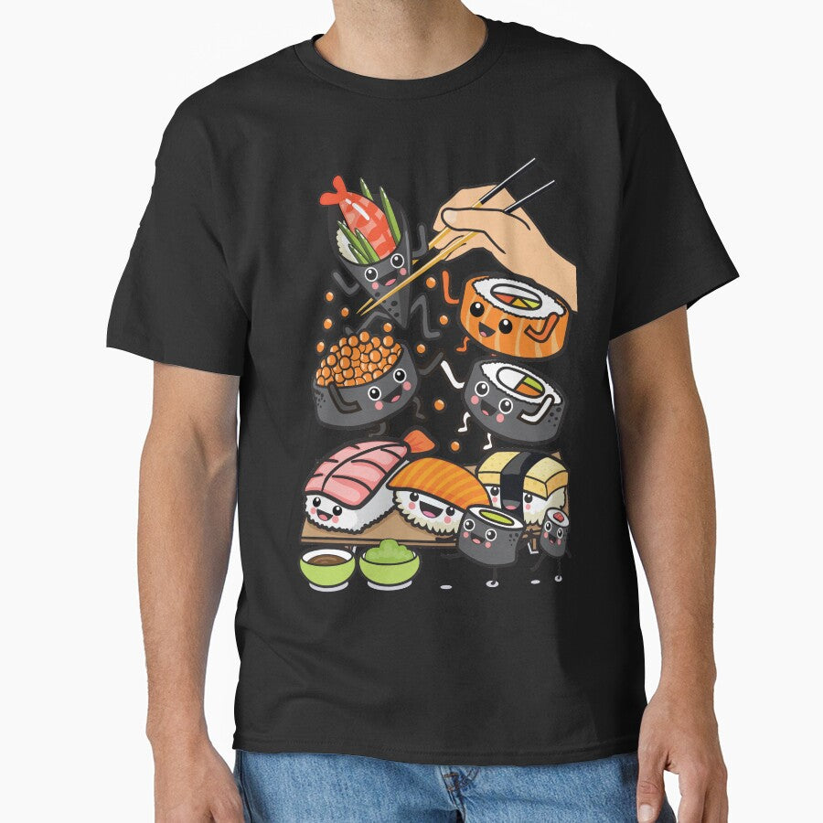 Sushi Party by plushism T-Shirts, Hoodie, Sweatshirt | BlankRebels.com (Image 1)