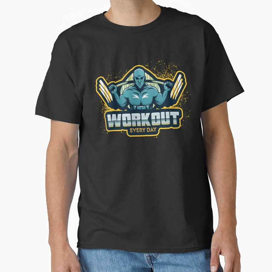 Workout everyday foto design by sreckov-desig T-Shirts, Hoodie, Sweatshirt | BlankRebels.com (Image 1)