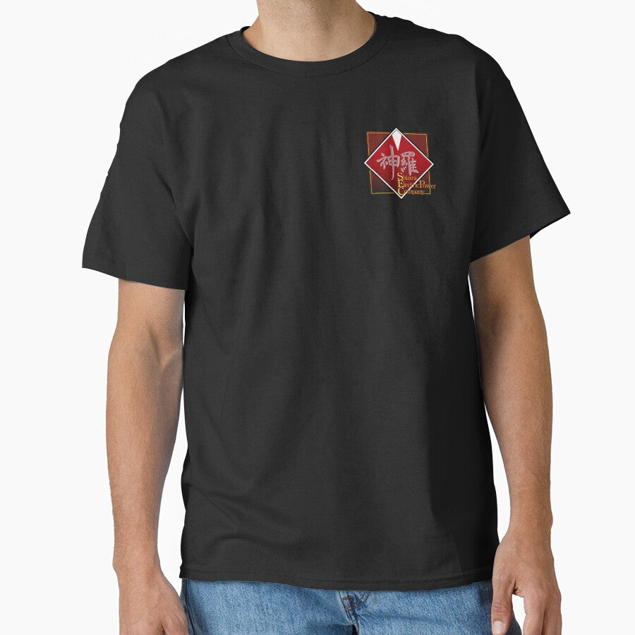 Shinra Electric Power Company (Remake Version) (Black Background) by Zankul82 T-Shirts, Hoodie, Sweatshirt (Image 1)