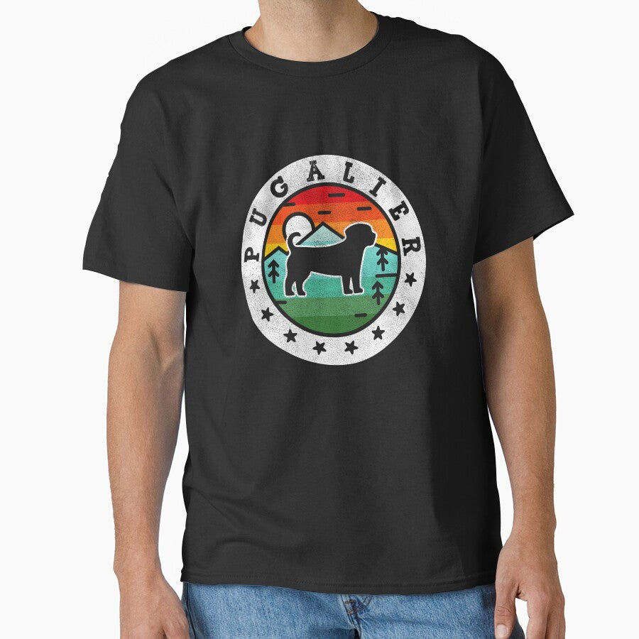 Pugalier Dog Summer Vintage by rafaeltto T-Shirts, Hoodie, Sweatshirt | BlankRebels.com (Image 1)