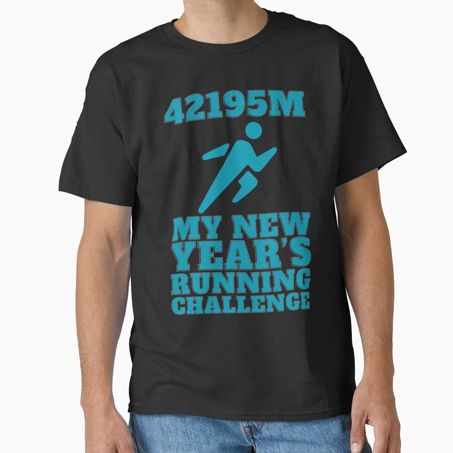 My New Years Running Challenge 2024 Marathon Running 2024 Runners t-shirt by MarsLights