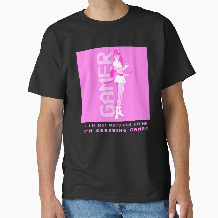 Watching Anime, Crushing Games by SuperstyleTees T-Shirts, Hoodie, Sweatshirt | BlankRebels.com (Image 1)