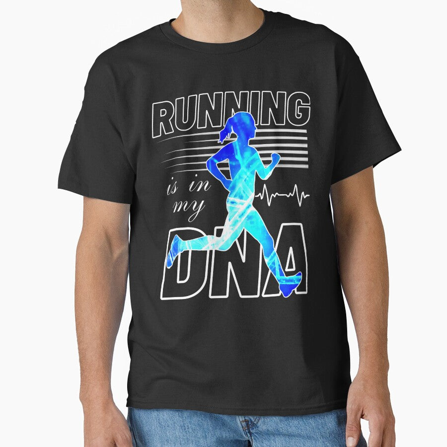 Running Is In My DNA by BearCaveDesigns T-Shirts, Hoodie, Sweatshirt | BlankRebels.com (Image 1)