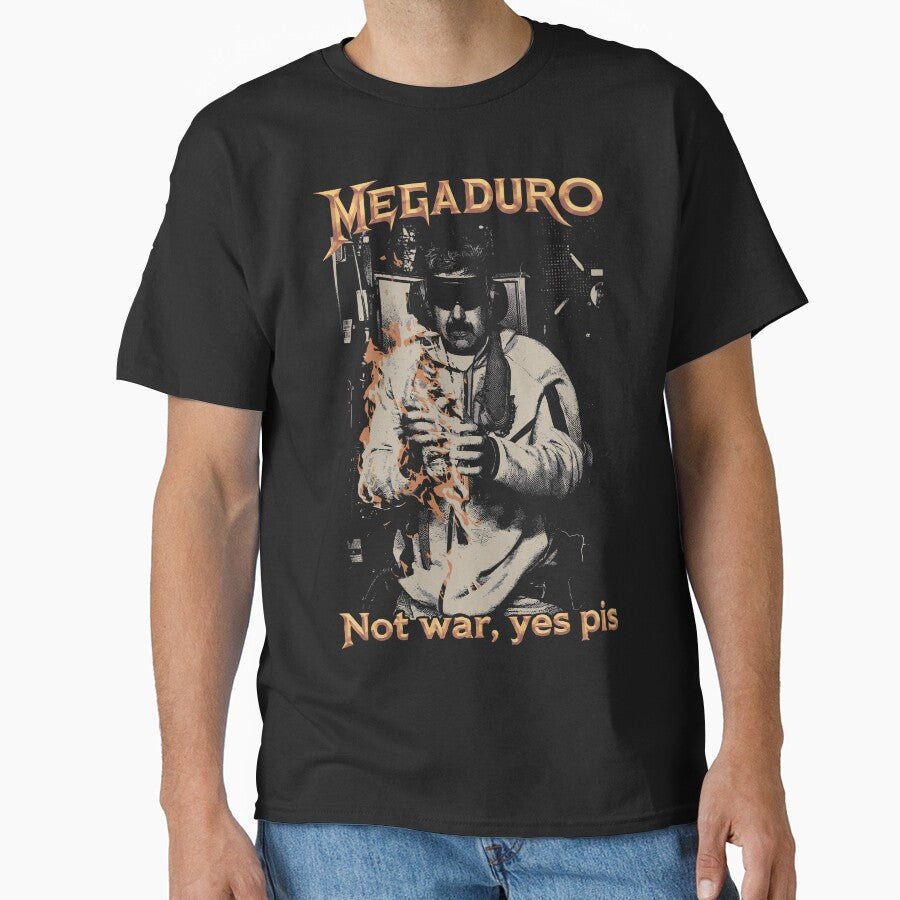 Megaduro Not War Yes Pis Political Parody by moosesclub T-Shirts, Hoodie, Sweatshirt | BlankRebels.com (Image 1)