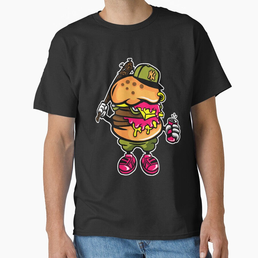 Burger by cartoonbug T-Shirts, Hoodie, Sweatshirt | BlankRebels.com (Image 1)