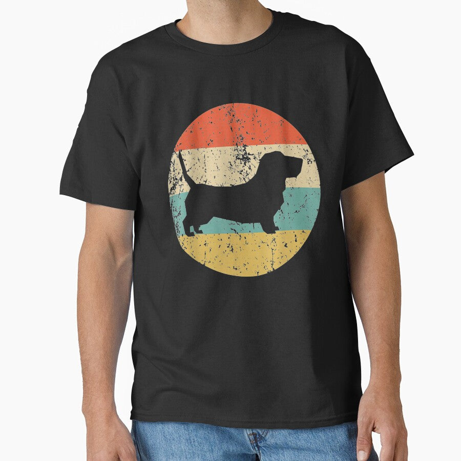 Basset Hound - Vintage Retro Basset Hound Dog by DailonisDumpji T-Shirts, Hoodie, Sweatshirt | BlankRebels.com (Image 1)